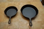 Grandmothers Skillets top cleaned