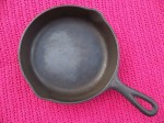 No 3 Lodge Skillet one notch Top